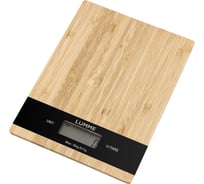 Кухонные весы LUMME LU-1346 черный бамбук, сенсор 40916