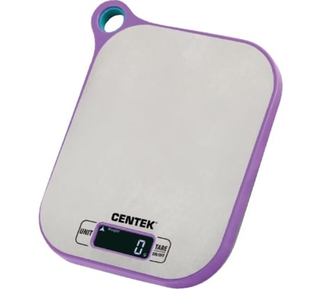 Кухонные весы Centek нержавеющая сталь, электронные, max 5кг, шаг 1г, LCD CT-2461