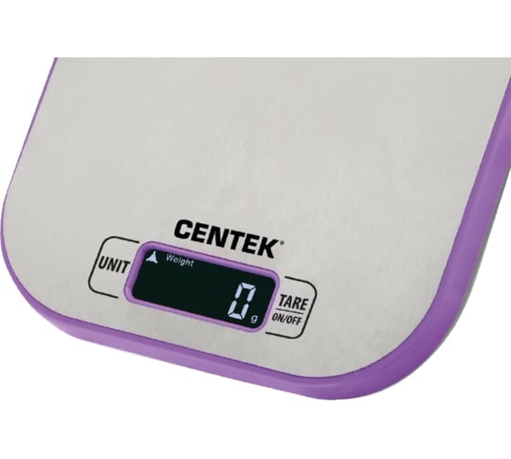 Кухонные весы Centek нержавеющая сталь, электронные, max 5кг, шаг 1г, LCD CT-2461