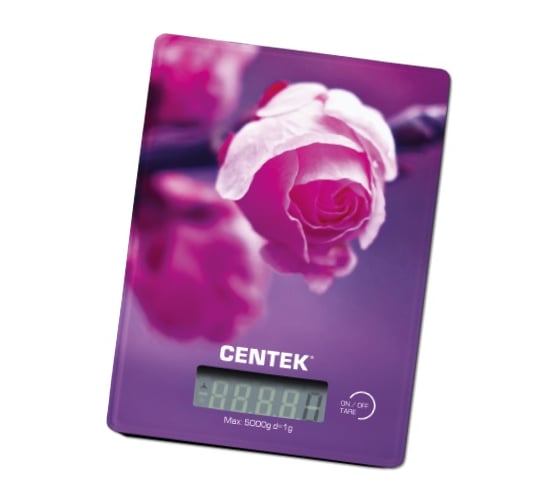 Кухонные весы Centek стеклянные, LCD, электронные, max 5кг, шаг 1г CT-2459 1