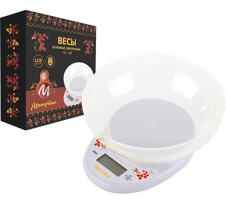 Кухонные электронные весы Матрёна МА-188, 5 кг 007936