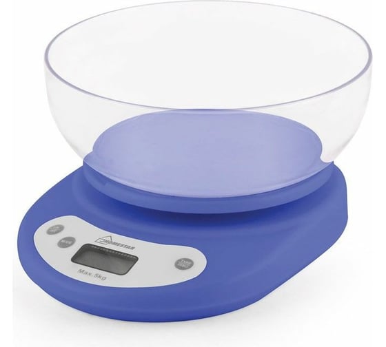 Кухонные электронные весы HomeStar HS-3001 5 кг голубые 002662 1