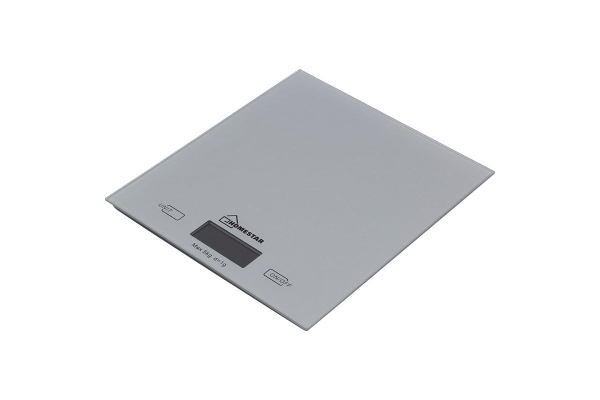 Кухонные электронные весы HomeStar HS-3006, 5 кг, цвет серебряный .