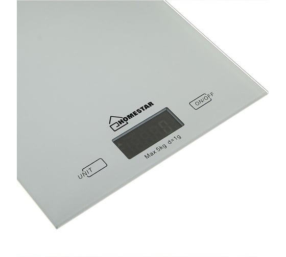 Кухонные электронные весы HomeStar HS-3006, 5 кг, цвет серебряный 002815
