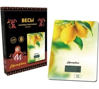 Кухонные электронные весы Матрёна МА-037 лимон 007832