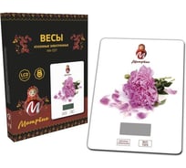 Кухонные электронные весы Матрёна МА-037 Пионы 007158