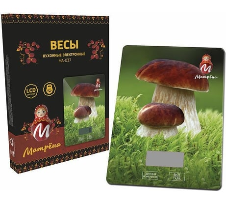 Кухонные электронные весы Матрёна МА-037 Грибы 007353