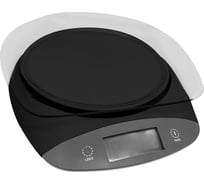 Кухонные весы STINGRAY ST-SC5101A черный/серый, со встроенным термометром 41591