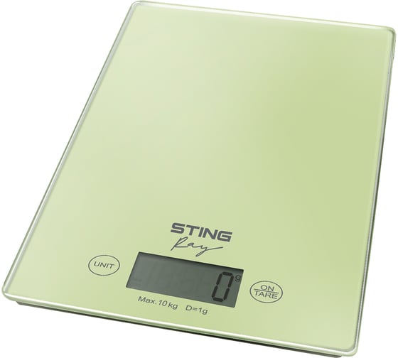 Кухонные весы STINGRAY ST-SC5106A зеленый нефрит, со встроенным термометром 41571