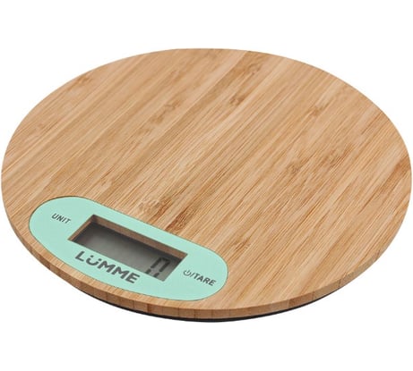 Весы кухонные LUMME LU-1347 ментол бамбук, сенсор 40923