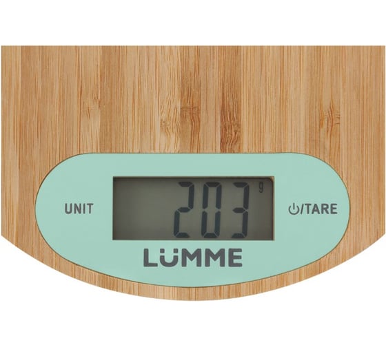Весы кухонные LUMME LU-1347 ментол бамбук, сенсор 40923