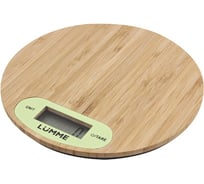 Весы кухонные LUMME LU-1347 зеленый бамбук, сенсор 40925