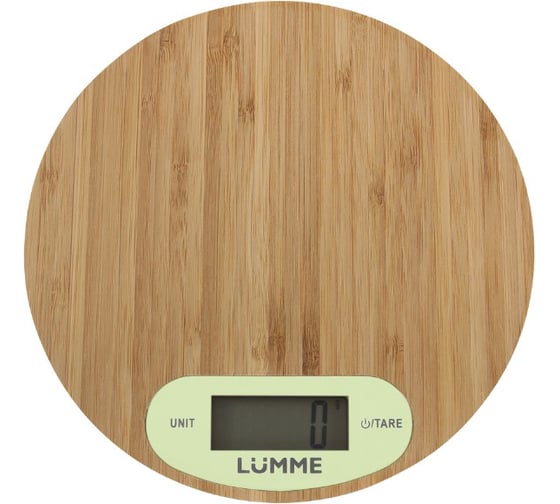 Весы кухонные LUMME LU-1347 зеленый бамбук, сенсор 40925