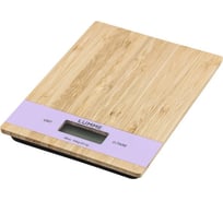 Весы кухонные LUMME LU-1346 лиловый бамбук, сенсор 40919