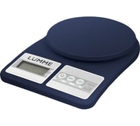 Весы кухонные LUMME LU-1345 синий сапфир, сенсор 37437