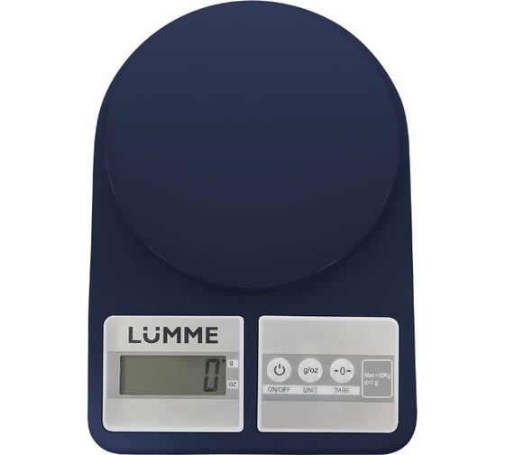 Весы кухонные LUMME LU-1345 синий сапфир, сенсор 37437