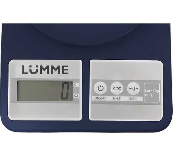Весы кухонные LUMME LU-1345 синий сапфир, сенсор 37437
