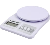 Весы кухонные LUMME LU-1345 белый жемчуг, сенсор 37486