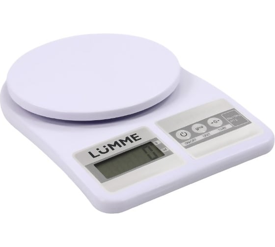 Весы кухонные LUMME LU-1345 белый жемчуг, сенсор 37486
