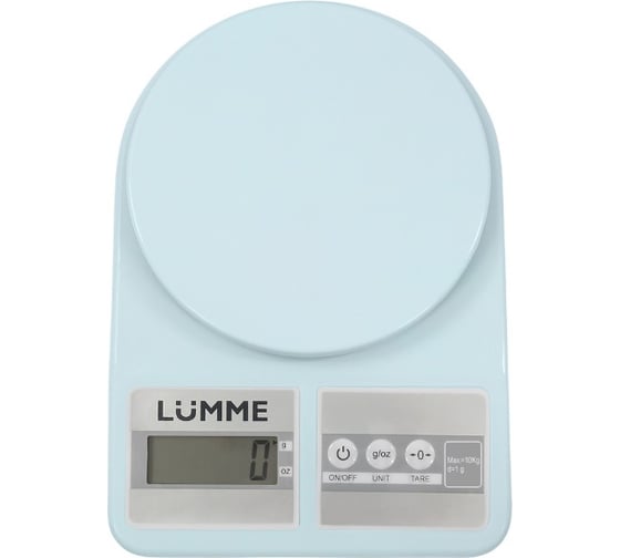 Весы кухонные LUMME LU-1345 светлый аквамарин, сенсор 36700