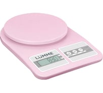 Весы кухонные LUMME LU-1345 розовый опал, сенсор 41149