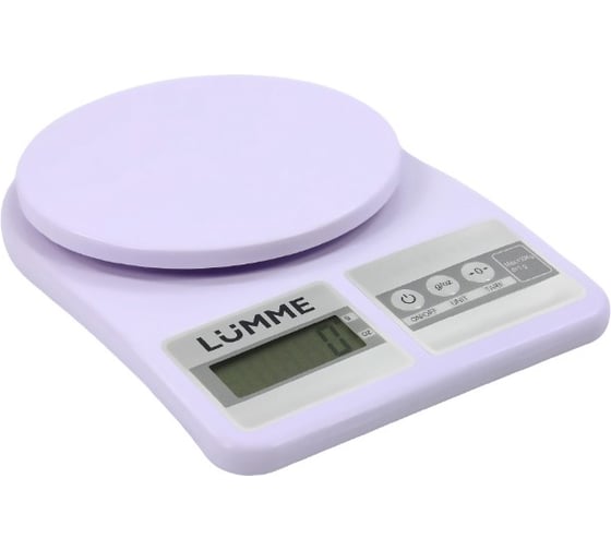 Весы кухонные LUMME LU-1345 лиловый аметист, сенсор 43846