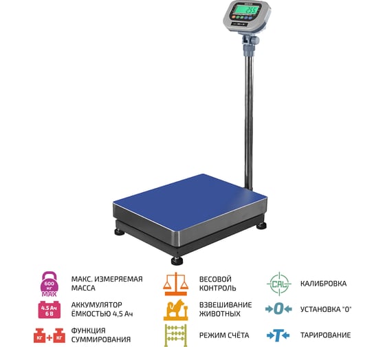 Напольные весы МЕГЕОН 50460W к0000027768