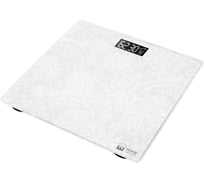 Весы напольные HOME ELEMENT HE-SC904 белый узор, сенсор, встроенный термометр 41276
