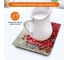 Весы кухонные HOME ELEMENT HE-SC935 брусничая россыпь, сенсор, встроенный термометр 37302 8