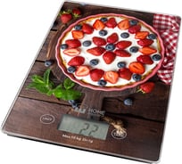 Весы кухонные HOME ELEMENT HE-SC935 ягодный пирог, сенсор, встроенный термометр 37300