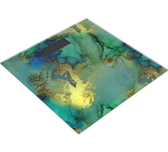 Весы напольные электронные Leben Marble Collection, ЖК-дисплей, макс. нагр. до 180 кг, 28x28x0,5 см 252-086