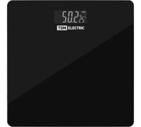 Весы электронные напольные TDM ELECTRIC "Черный Квадрат", стекло, деление 0,01 кг, макс. 180 кг, 28x28 см SQ4012-0006