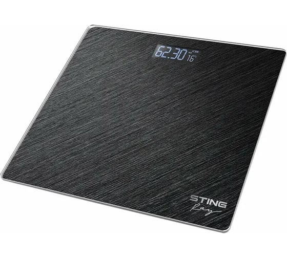 Напольные весы STINGRAY ST-SC5005A черная сталь, сенсор LCD дисплей, встроенный термометр 43267 1