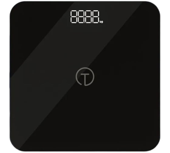 Весы напольные электронные TITAN electronics 08 MINI, 2 показателя, до 180 кг EKTIE008MINIBLACK