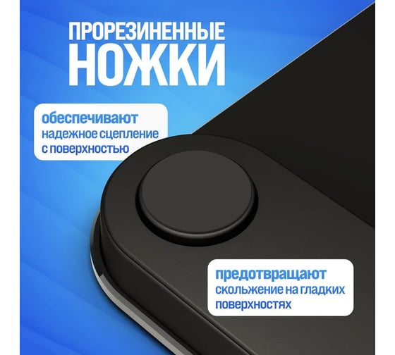 Весы напольные электронные TITAN electronics 08 MINI, 2 показателя, до 180 кг EKTIE008MINIBLACK