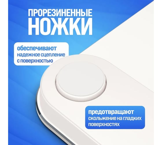 Весы напольные электронные TITAN electronics 08 MINI, 2 показателя, до 180 кг EKTIE008MINIWHITE