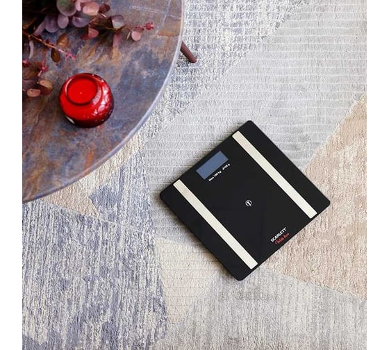Весы напольные, диагностика с Bluetooth Scarlett SC-BS33ED112