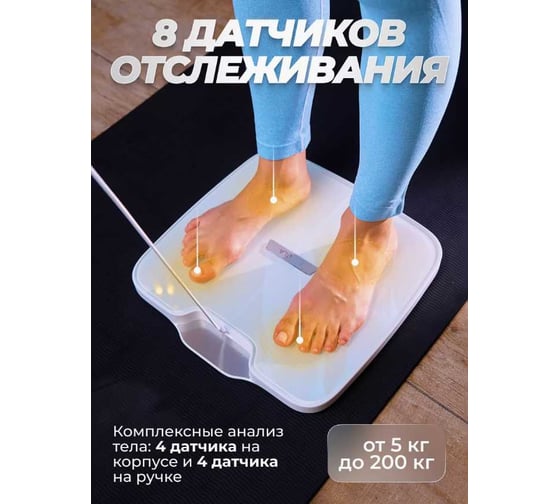 Умные весы напольные FUTULA Scale 6 (White) 00-00215134