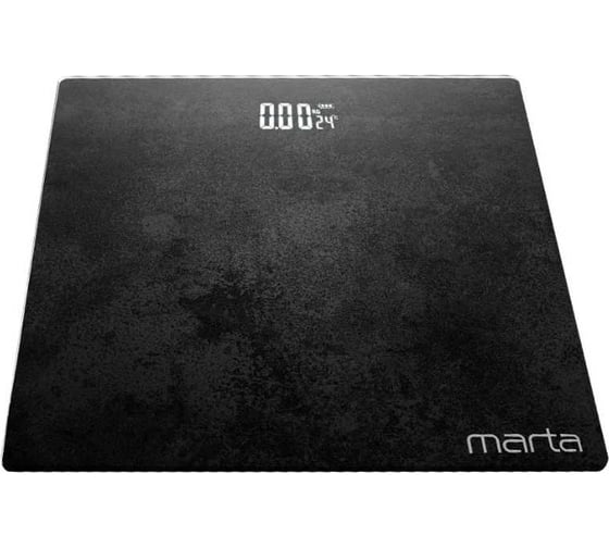 Весы напольные MARTA MT-SC3602 чугун, сенсор, LED дисплей, встроенный термометр 43288