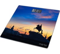 Весы напольные MARTA MT-1609 Медный всадник, сенсор, встроенный термометр 41473