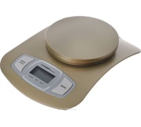Кухонные весы FIRST 6401 электр., 5 кг, 1 гр., тарокомпенсация Shampagne FA-6401 Shampagne