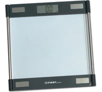 Весы напольные электронные FIRST 8013-2 ЖК 1.2"/30.5 мм, стекл. 6 мм, 150 кг, 100 гр, Black FA-8013-2 Black
