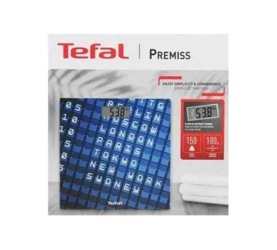 Весы напольные электронные TEFAL PP1437V0150 кг, рисунок 1603787