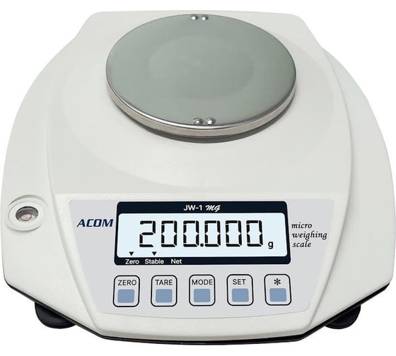 Лабораторные весы ACOM RS232C JW-1-2002 1