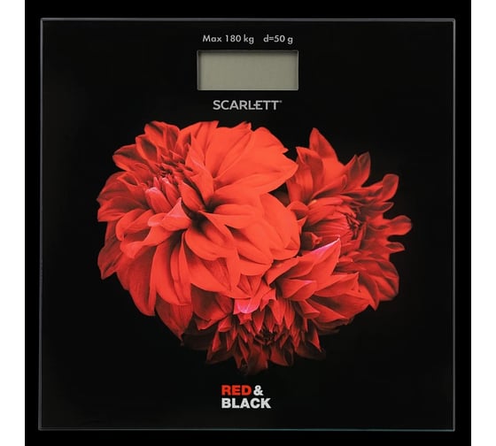 Напольные весы Scarlett электронные, стекло, 180 кг SC-BS33E027 1