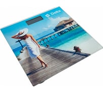 Напольные электронные весы Delta D-9306 Лазурный берег : 180 кг, 28х28см / 0R-00005491