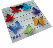 Напольные электронные весы Delta D-9218 Радужные бабочки : 150 кг, 30х30см / 0R-00001711