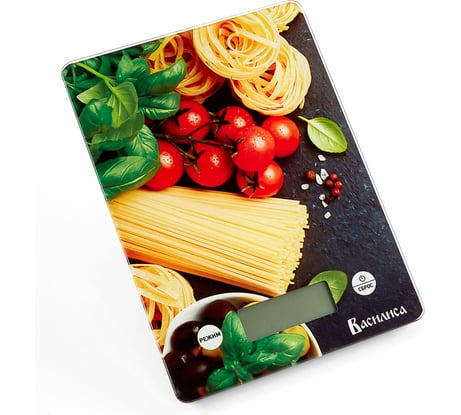 Настольные электронные весы ВАСИЛИСА ВА-014 Итальянская кухня : 5 кг, стекло / 0R-00006717