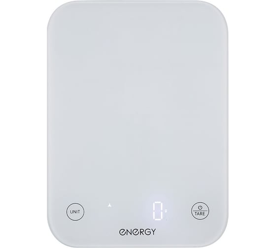 Весы кухонные электронные ENERGY EN-434, 10 кг, белые 110075