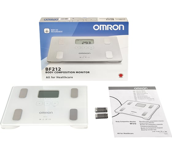 Монитор состава тела OMRON HBF-212-EW  BF212